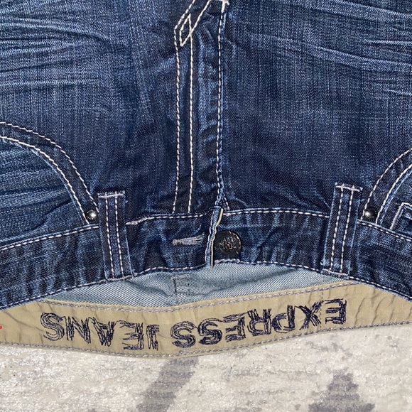Like new Mens jeans by express size W34 L32 - Picture 10 of 16